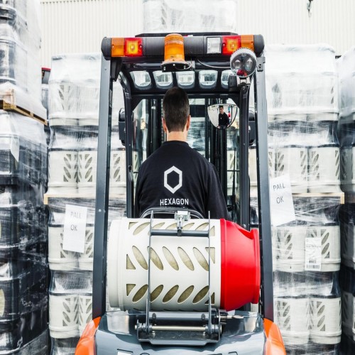 Газовий баллон Hexagon Ragasco 24,5 л навантажувач Газовий баллон Hexagon Ragasco 24,5 л навантажувач