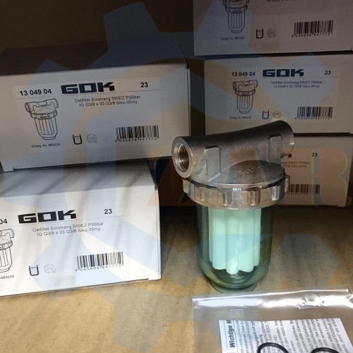 Фільтр для рідкого палива однолінійний 500 EZ PS6 бар IG G3/8 * IG G3/8 Siku-35 my.