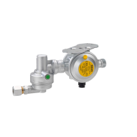 Двокамерний регулятор GOK AG M20*1,5 RVS 10/8 30 mbar 1,5 кг/год