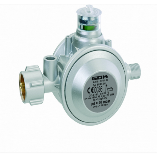 Газовий двокамерний регулятор GOK EN61-DS 1,5 кг/год 50 мбар KLFxG1/4LH-KN
