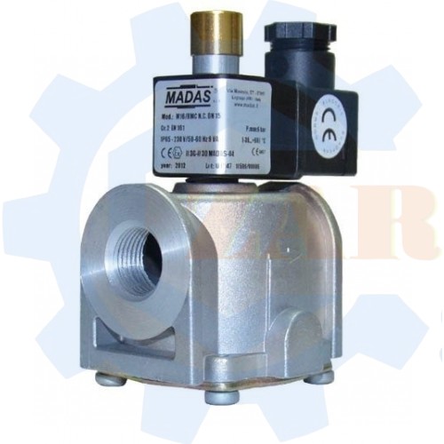 Клапан електромагн. М16/RMC N.A. DN15. P=500 mbar. 220 B