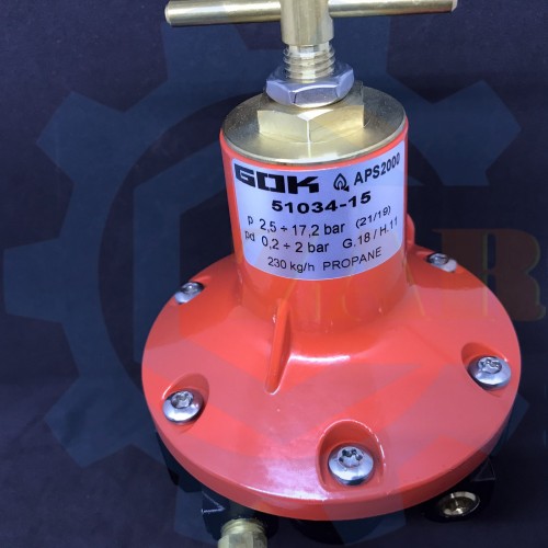 Регулятор тиску газу APS2000 230 кг/год 0,2-2 bar IG 3/4NPT з маноментром
