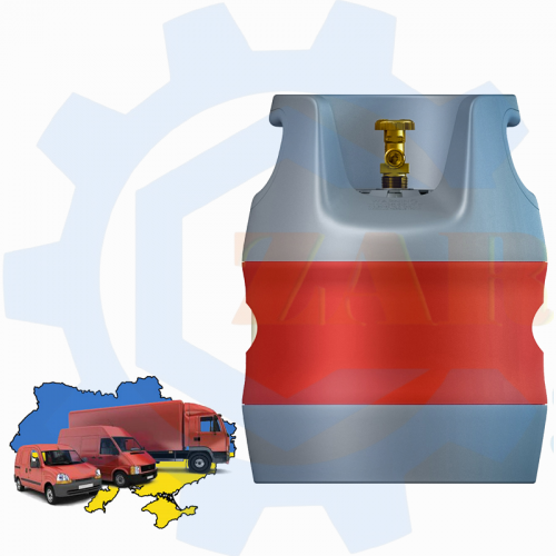 Газовий композитно полімерний балон HPC Research, вентиль різьблення G4, тип СНД, місткість 12,7 л