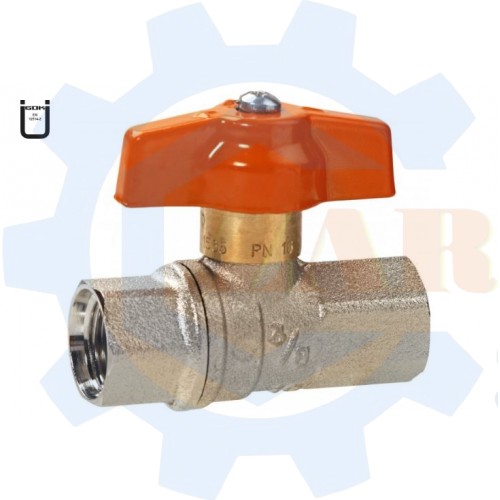 Шаровий кран латунний тип 0270 IG Rp 3/4*IG Rp 3/4