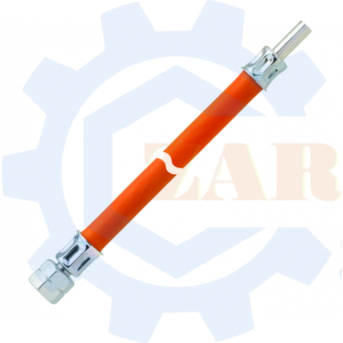 Газовий шланг -30* 1/4LH  - RVS DN8 300мм