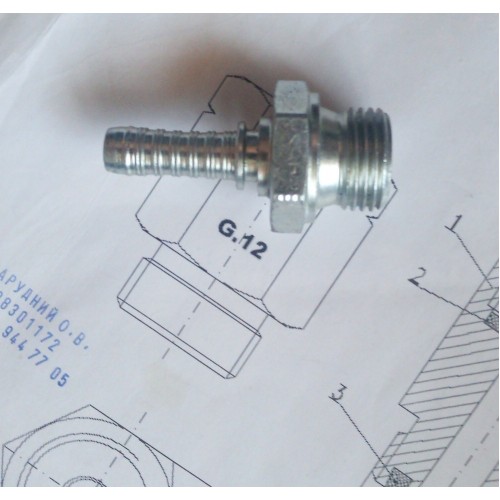 Штуцер AGR-K 1/2'' dn10