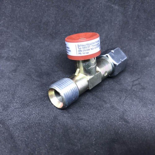 Запобіжний пристрій при прориві шлангу GOK 1.5 бар 3кг/год G3/8LH UEM*G3/8LN-KN ручн.