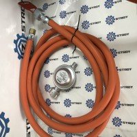 Комплект для під'єднання газового балону стандарт1,5кг/год 37 мбар G1/2 - 2 метр Комплект для під'єднання газового балону стандарт1,5кг/год 37 мбар G1/2 - 2 метр
