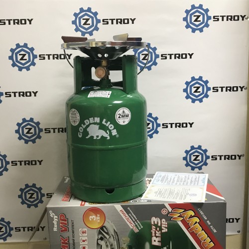 Газовий комплект "Пікнік Italy" RUDYY Rk-3 VIP 2,5kw, 8 л