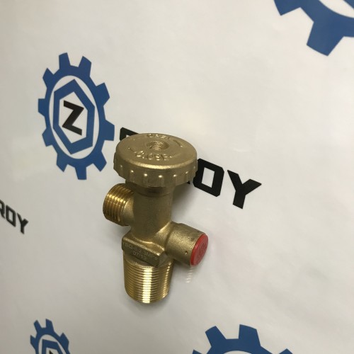 Вентиль газовий балонний з запобіжним клапаном 25Е YSQ - 8 Shell W21,8 *1/14 LH