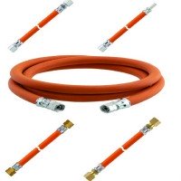 Шланг газовий  9х3,5мм -30* 3/8LH - 1/4LH 5м