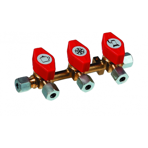 Кран запірний GOK 2 RVS10 * 2*RVS8 * RVS 10