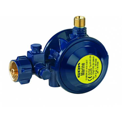 Газовий двухкамерний регулятор GOK EN61 90*  1,5 кг/год 30 mbar KLFxG1/4LH-KN